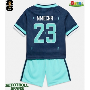 Tyskland Felix Nmecha #23 Bortaställ Barn VM 2026 Kortärmad (+ Korta byxor)